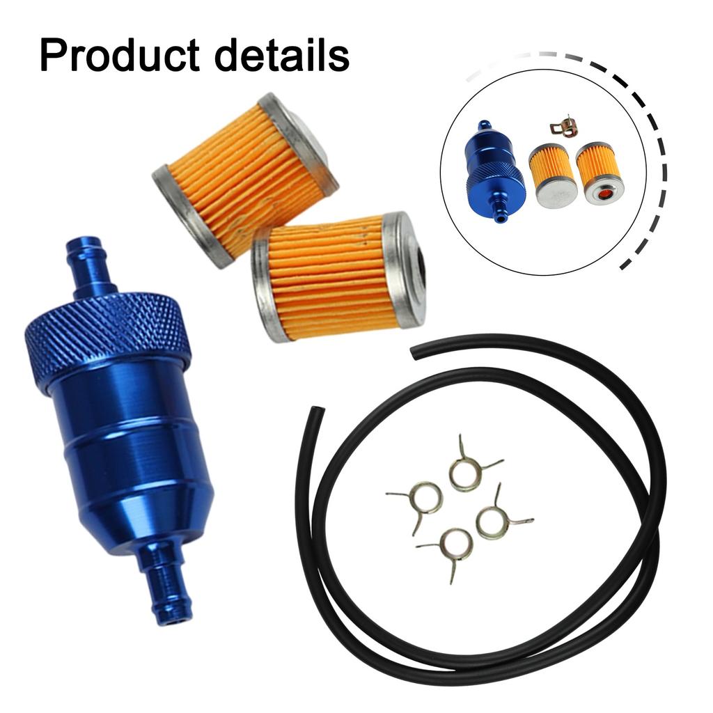 Cleanable Fuel Filter Element Accessory Easy Installation Filter CNC Aluminum Filter Aluminum Alloy Construction