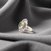 Green Peridot Gemstone 925 Sterling Silver Jewelry Handmade Ring Gift For Her RR-49-15