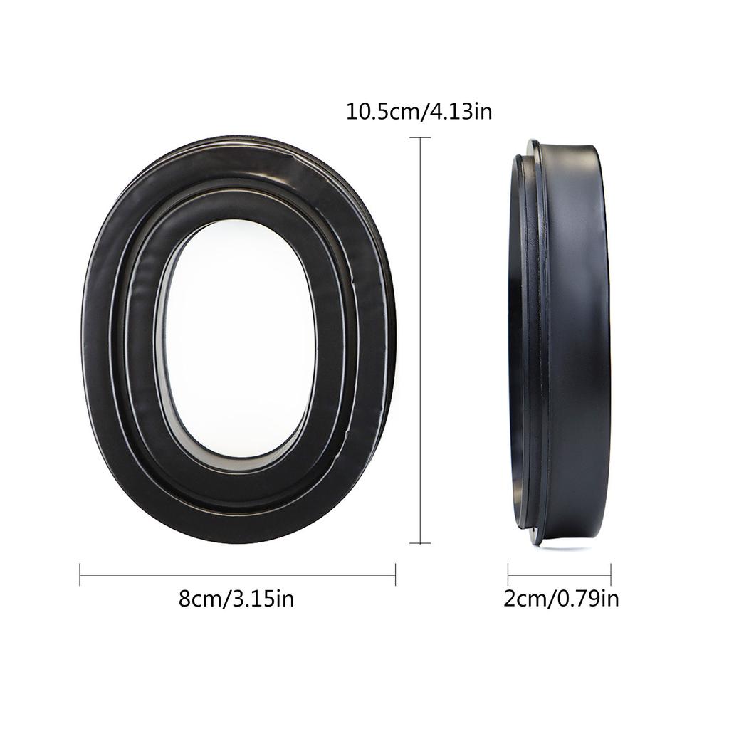 Replacement Gel Ear Pads for MSA Sordin Supreme PRO Headphone, Headsets TPU Ear Cushions Earmuffs Protector