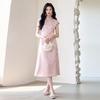 Elegant Chinese Style Jacquard Qipao Dress