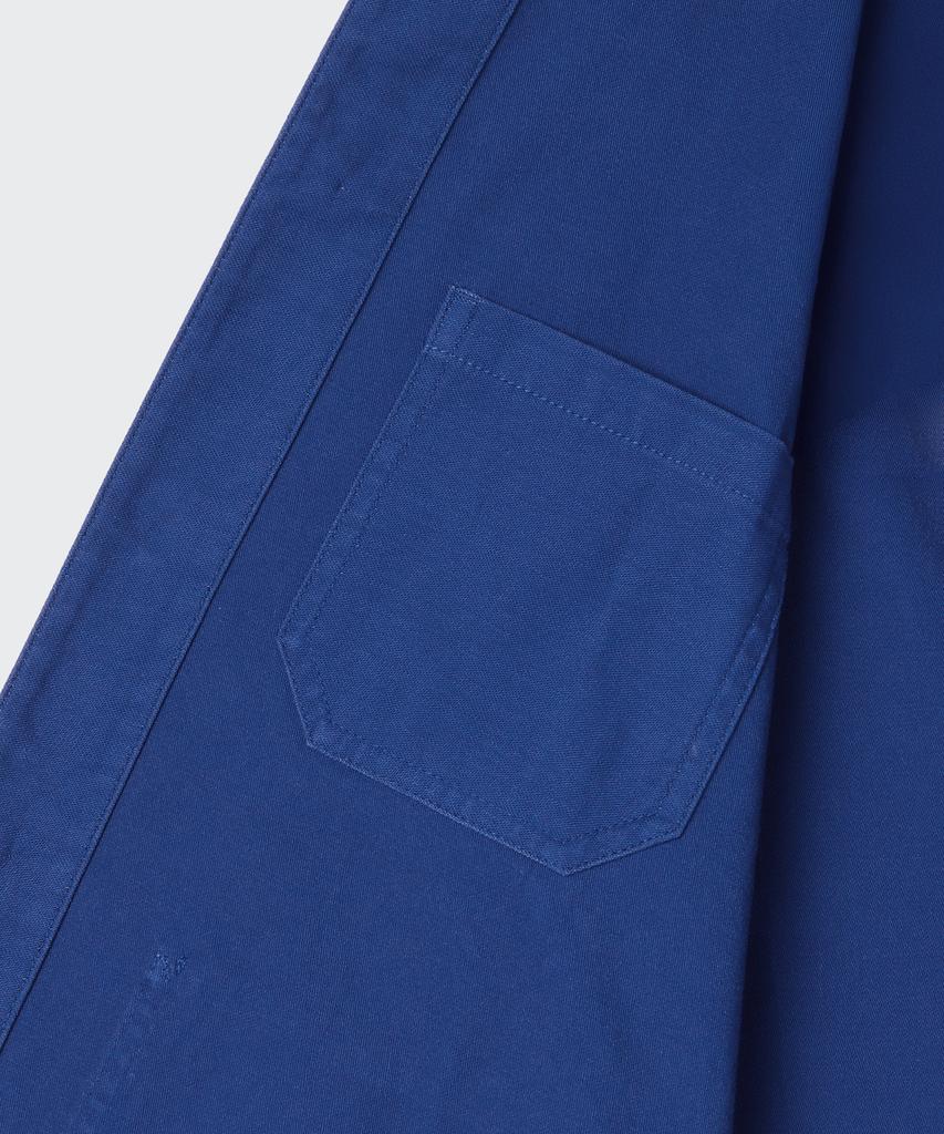 Musinsa Standard Back Satin Short Chore Jacket [French Blue]