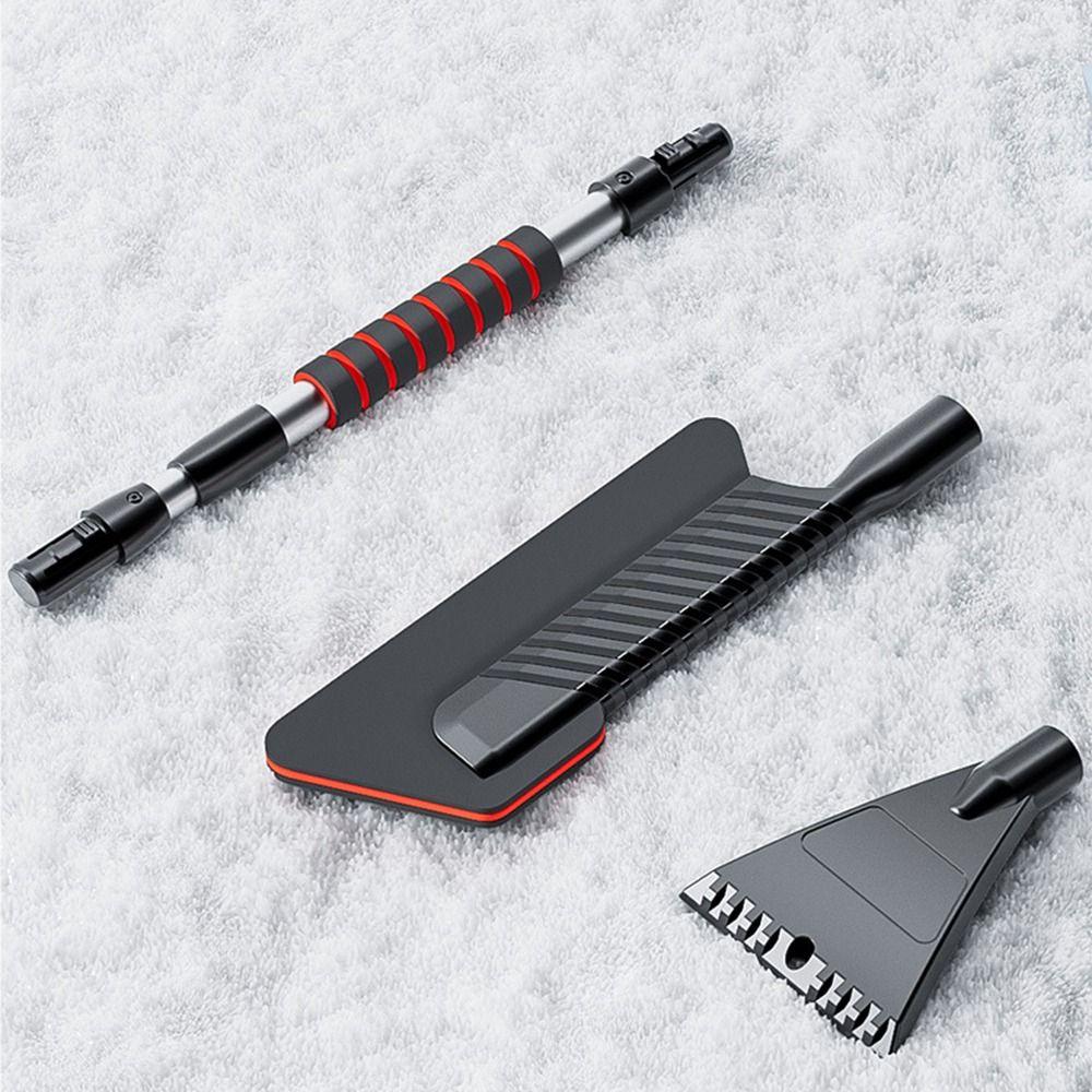 Flexible Extendable Ice Scraper 3 in 1 Snow Removal Brush  Car Wash Accessories