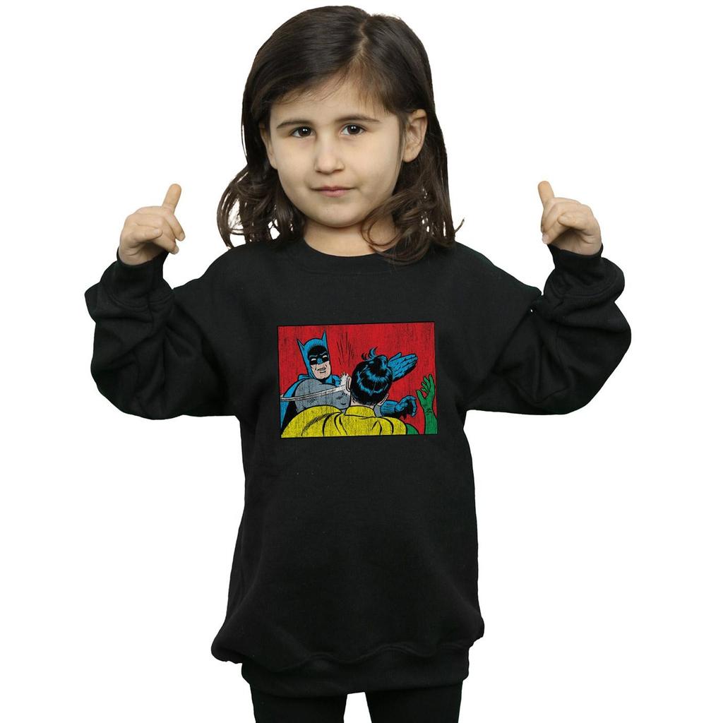 DC Comics Batman-Robin-Slap-Sweatshirt für Mädchen