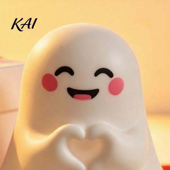 Playful Desk Accessories for Women 6Pcs Halloween Ghost Figurine, Cute Pen Holder, Miniature Decor, Funny Compact Holders Pencil Stand Ornament,