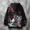 Felpa con cappuccio unisex alla moda creativa stile Harajuku Plus velluto Felpa con cappuccio sportiva per coppia autunno e inverno Hip-hop Street Shooting