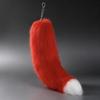 Faux Fur Fox Tail Bag Charm - Schoolbag & Car Keychain Accessory