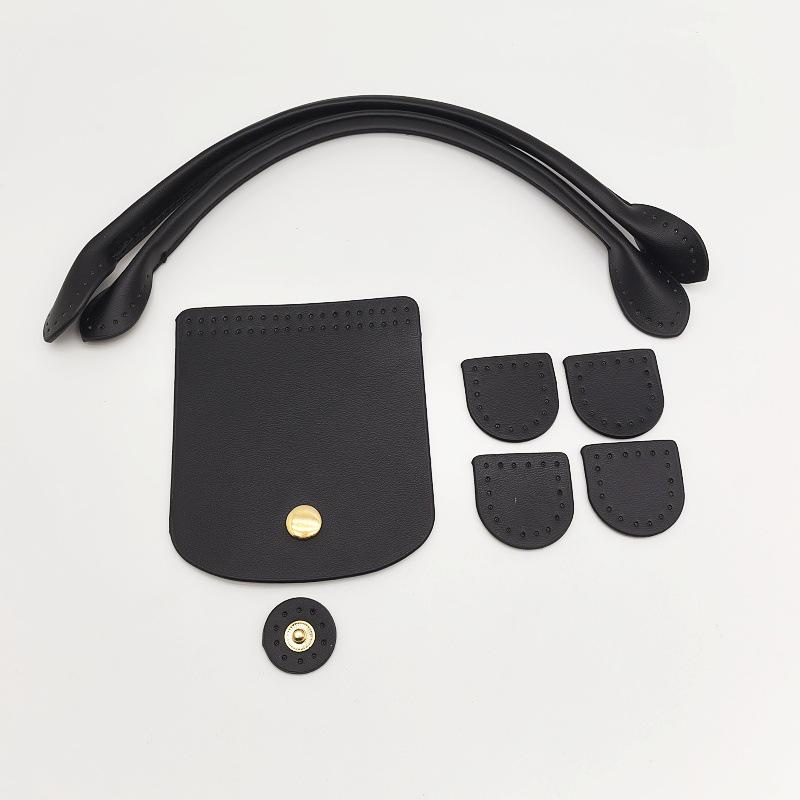 

Dragon Xiang Dumpling Leather Crochet Handbag DIY Material Set чёрный