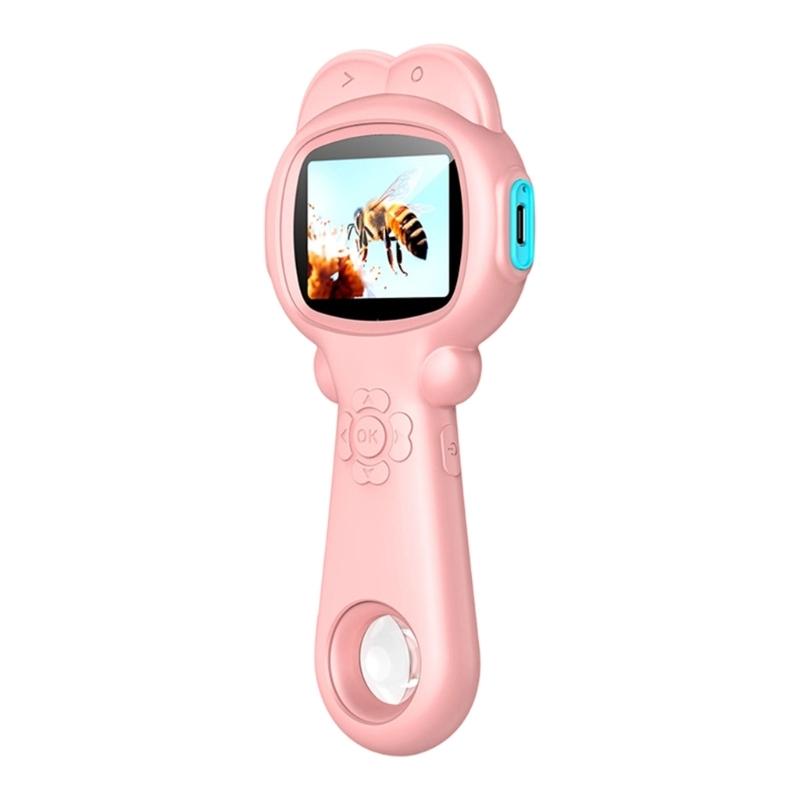 Educational Children Handheld Digital Microscope USB Rechargeable Camera for High Definition Imaging & Science Learning