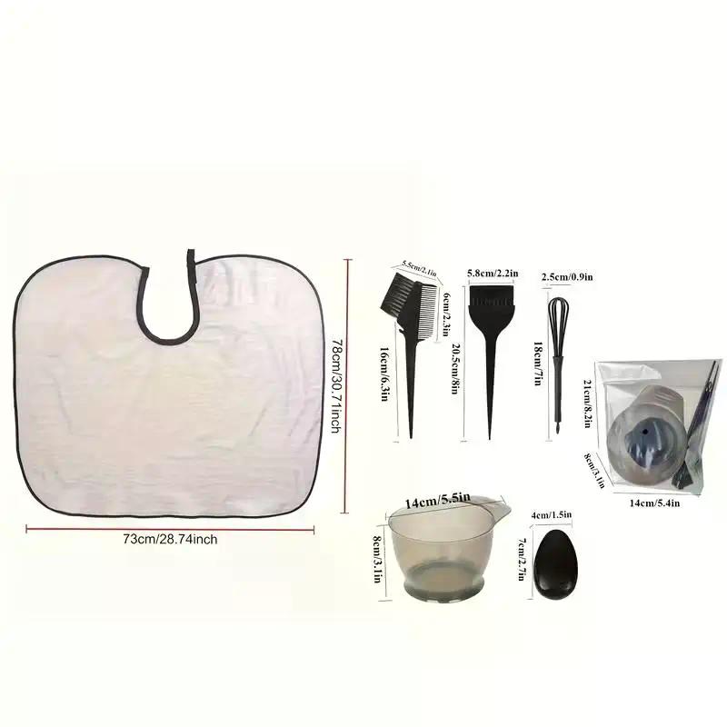 9Pcs/Set Hairdressing Brushes Bowl Comb Clips Salon Hair Color Dye Tint Tool Set Hair Coloring Bleaching Dye DIY Tools