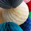 Multicolor 10inch Paper Honeycomb Tissue Flower Balls Lantern Birthday Party Wedding Baby Shower Decorations Christmas Supplies