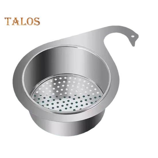 Kitchen Sink Drain Basket Swan Drain Rack Rustproof Corrosion Resistant Polished Surface Sink Filter Swan Drain Basket