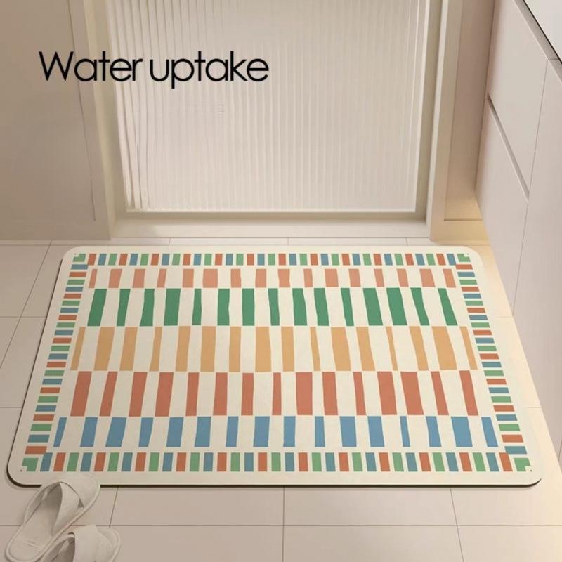 Diatom Mud Carpet Water Absorption Floor Mat Household Toilet Bathroom Non-Slip Foot Mat