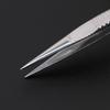 Professional Straight Fine Point Tweezers For Eyelash Extension Stainless Steel