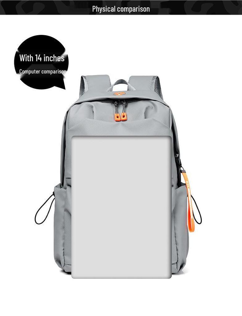 Men's Large Capacity Waterproof Laptop Backpack for Business Travel and Students