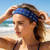 Bandeau Fashion avec Accents Métalliques Bandeau de Fête Festival pour Festivals de Musique Rock et Looks Décontractés