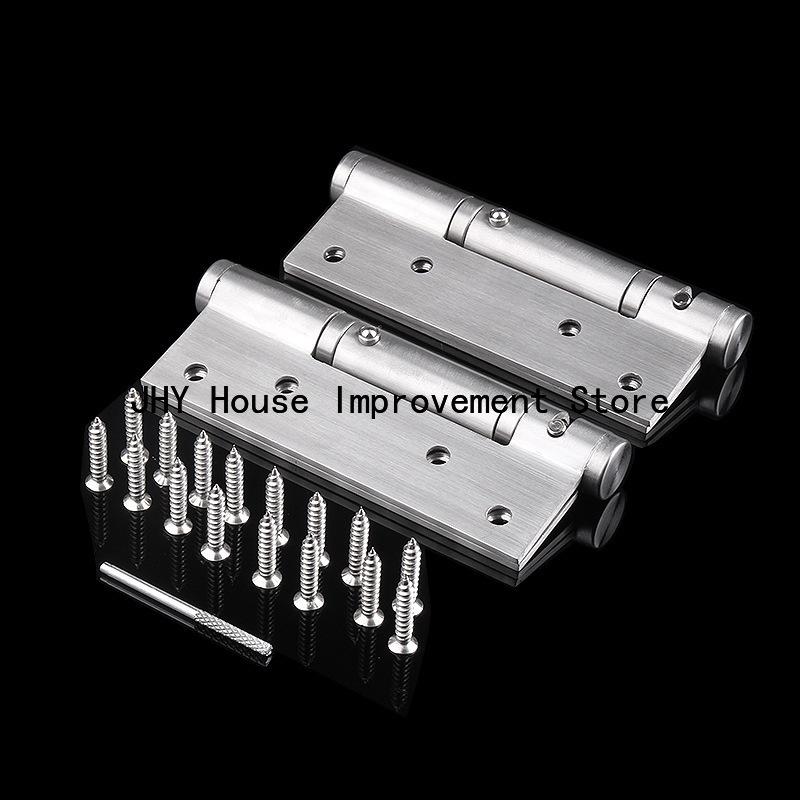 1pc 4 inches automatic door closer hidden hinge hydraulic buffer positioning docking hinge hardware accessories