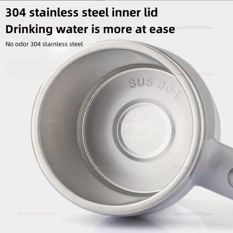 304 Stainless Steel Self Stirring Magnetic Mug Portable Electric Blender Rechargeable Coffee Milk Tea Mixer For Travel Office