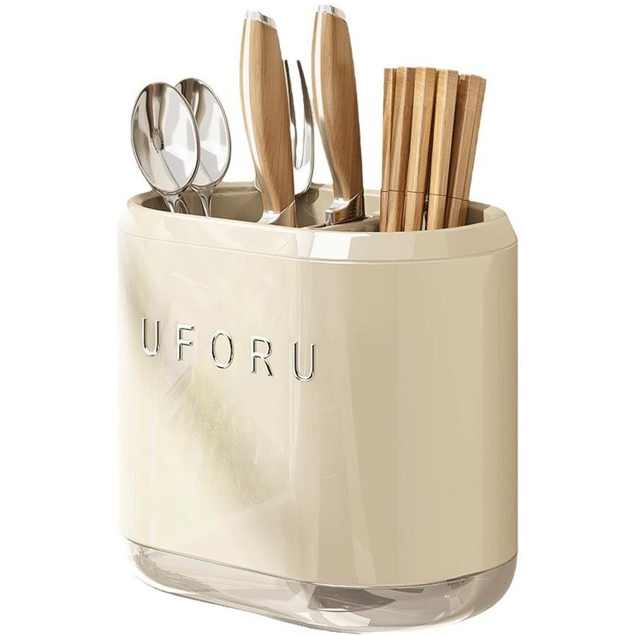 Wall-mounted chopstick storage box, kitchen shelf, punch-free knife holder, integrated chopstick cage storage and hanging rack