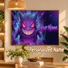 Gengar Custom Name Diamond Painting Personalized 5D Full Drill DIY Diamond Art Home Decor
