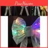 Elegant Christmas Tree Bow With Led Lights In Silver Or Gold For Holidays