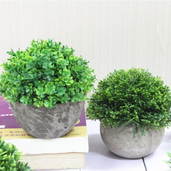 Umělý květináč rostlina tráva papírová buničina květináč Bonsai Ornai Garden Decor Decor