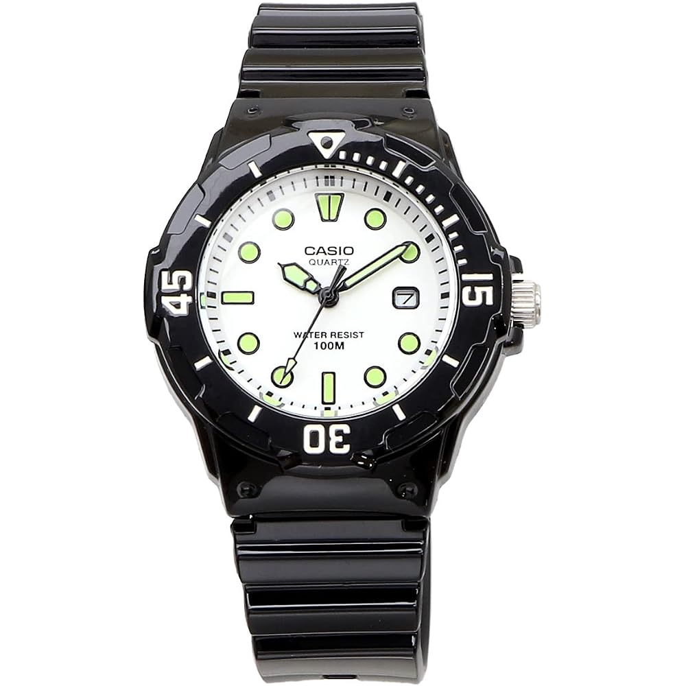 [Casio] CASIO Analog Watch LRW-200H-7E1V Women's/Kids' Cheap Casio Gloss Black X White Overseas Model [Parallel Import]