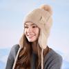 DIMANAF 2025 Winter Autumn Women Flocking Hat Thick Knitted Hat New Fashion Lady Warm