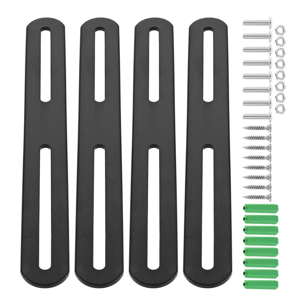 4Pcs Stainless Steel Flat Mending Plates Furniture Support Bracket Repair Plate Fixing Connector for Repairing Shelf Bed Table