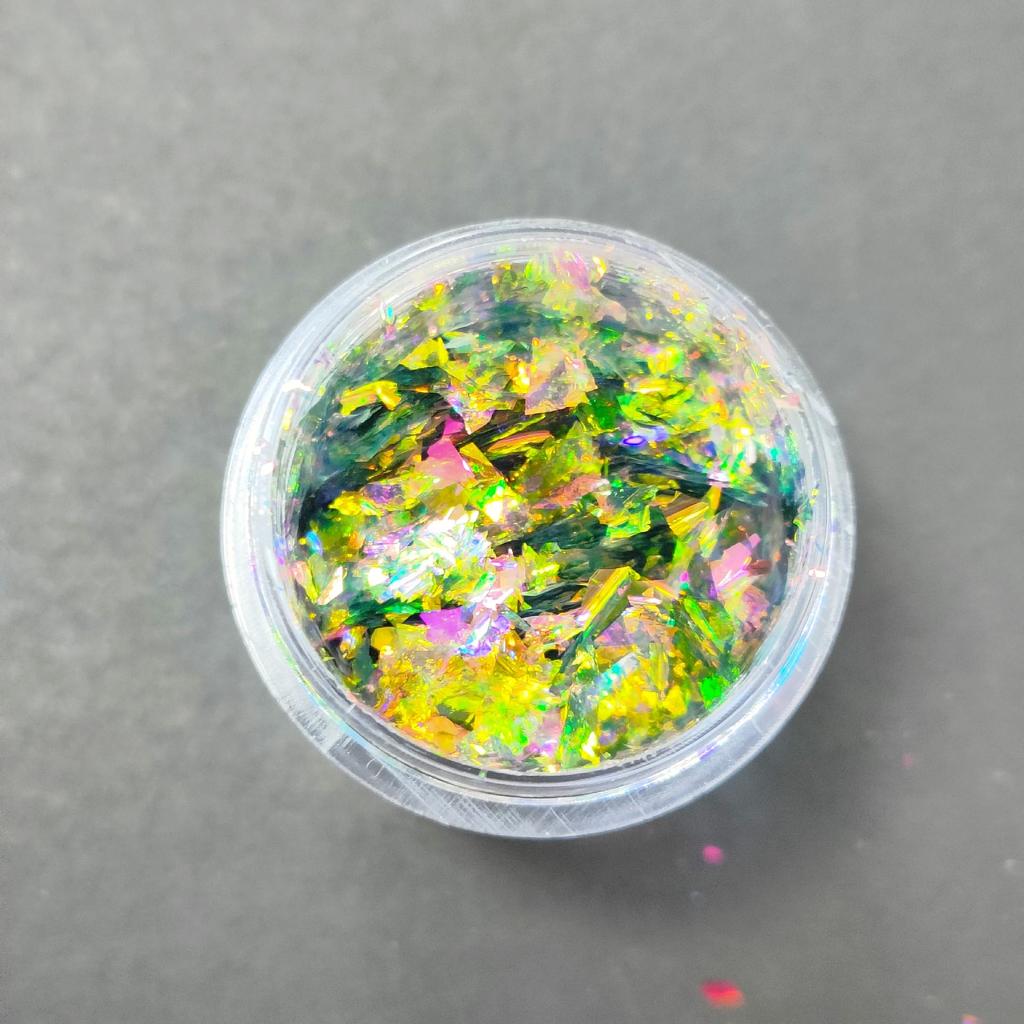 Opal Pink Color-Changing Dragon Scale Glitter - 0.5g High Gloss Iridescent Nail Art