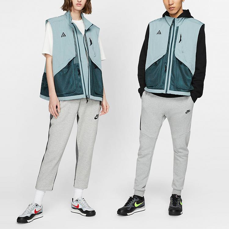 Nike Acg Outdoor Multi-Pocket Colorblock Stand Collar Vest Unisex Vests Deep-Jungle-Green BQ7290-041