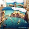 3D Print New York City Nachtzicht Beddengoed Set Dekbedovertrek Bedset Dekbedovertrek Kussensloop Dekbed King Queen Size Jongens Volwassene