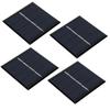 4ks 0,45W 2V 58x58mm Solární panel PET Solární nabíječka Příslušenství pro nabíjení panelů Solární zdroje