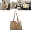 Fashionable Spring Large Tote Bag For Women With Unique Scarf And Soft Texture