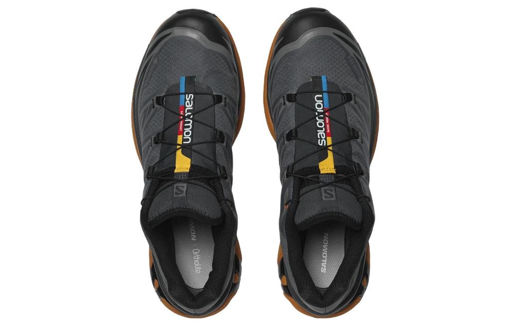 Men's Sneakers SALOMON XT 6 GTX Utility Leather Slip Resistant Low top Outdoor Shoes Unisex Black