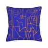 Picasso Funky Art Lady Hat Square Pillow Case Cushion Covers Custom Zippered Decorative Pillowcase For Sofa 40*40Cm