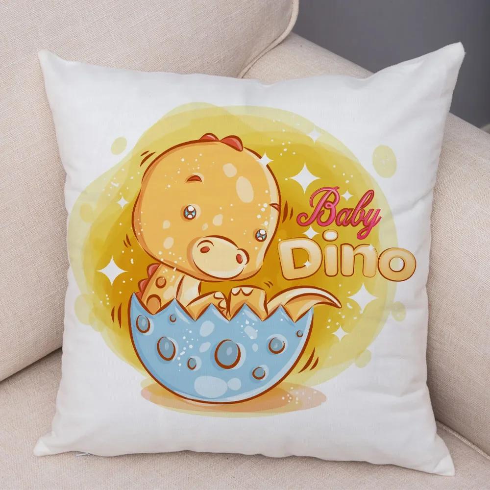 

Красочная милая наволочка на подушку с животными, декор, мультяшный принт питомца, единорога, мягкая плюшевая наволочка для дивана, дома, детский подарок 66x66cm красно-коричневый