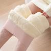 Cotton Pants Female Padded and Thickened Winter Outside Wearing De Down Bottoming Pants High Waist Lamb's Wool Warm Pants