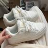 2025 autumn season new Korean version trendy platform couple bread shoes niche versatile denim board shoes sports and leisure