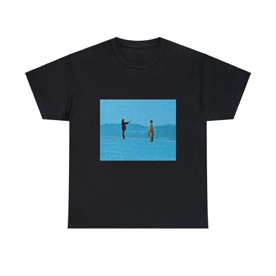 Wahre Liebe Grafikdruck Kunst Kurzarm Rundhals Unisex Schweres Baumwoll T-Shirt
