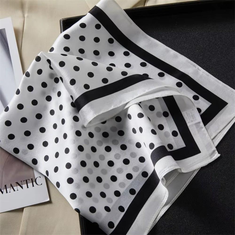 70x70cm Square Scarf Simulated Silk Headscarf Elegant Neck Scarf for Women