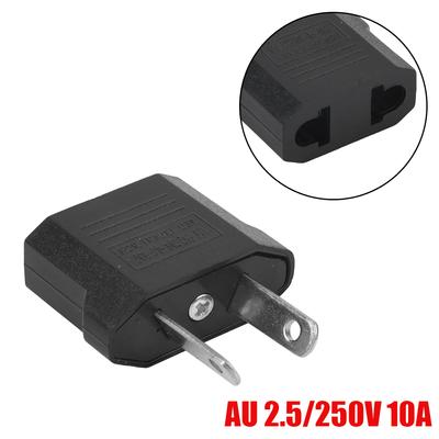 1PC Converter 2 Round USA To Euro Europe US UK AU To EU Plug Travel Wall AC Power Universal Charger Outlet Adapter Pin Socket