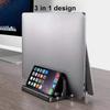 Support d'ordinateur portable de bureau 4 en 1 Vertical Gain de place sur le bureau Facile à placer Accessoires d'ordinateur Largeur extensible Rangement de bureau