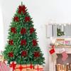 Elegant Christmas Red Bowknot Pendant Hanging Red/Green Christmas Tree Decoration Festive Decor Xmas Tree Ornaments Party