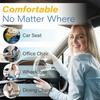 Ergonomic Driver Seat Cushion, Anti-Pressure Memory Foam Chair Pad, Comfort Seat Mat for Long Driving Car Office Use