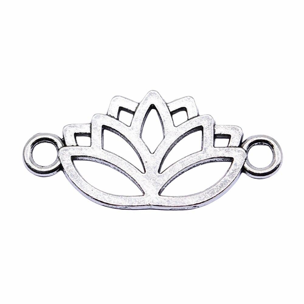 Flower Plaque Connector Components Pendant Diy Jewelry Pendants