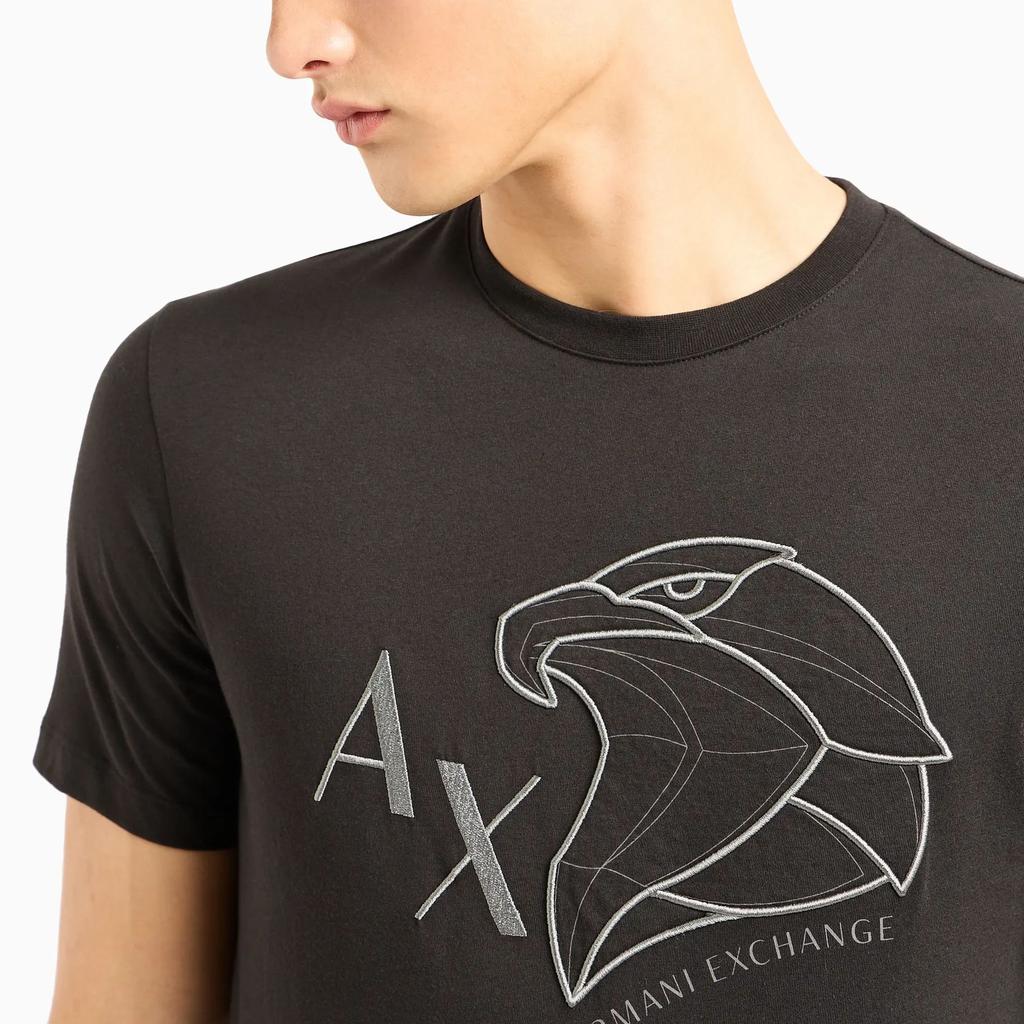 Armani Exchange SS24 T Shirt Men's Black 3DZTHH-ZJ9TZ-1200