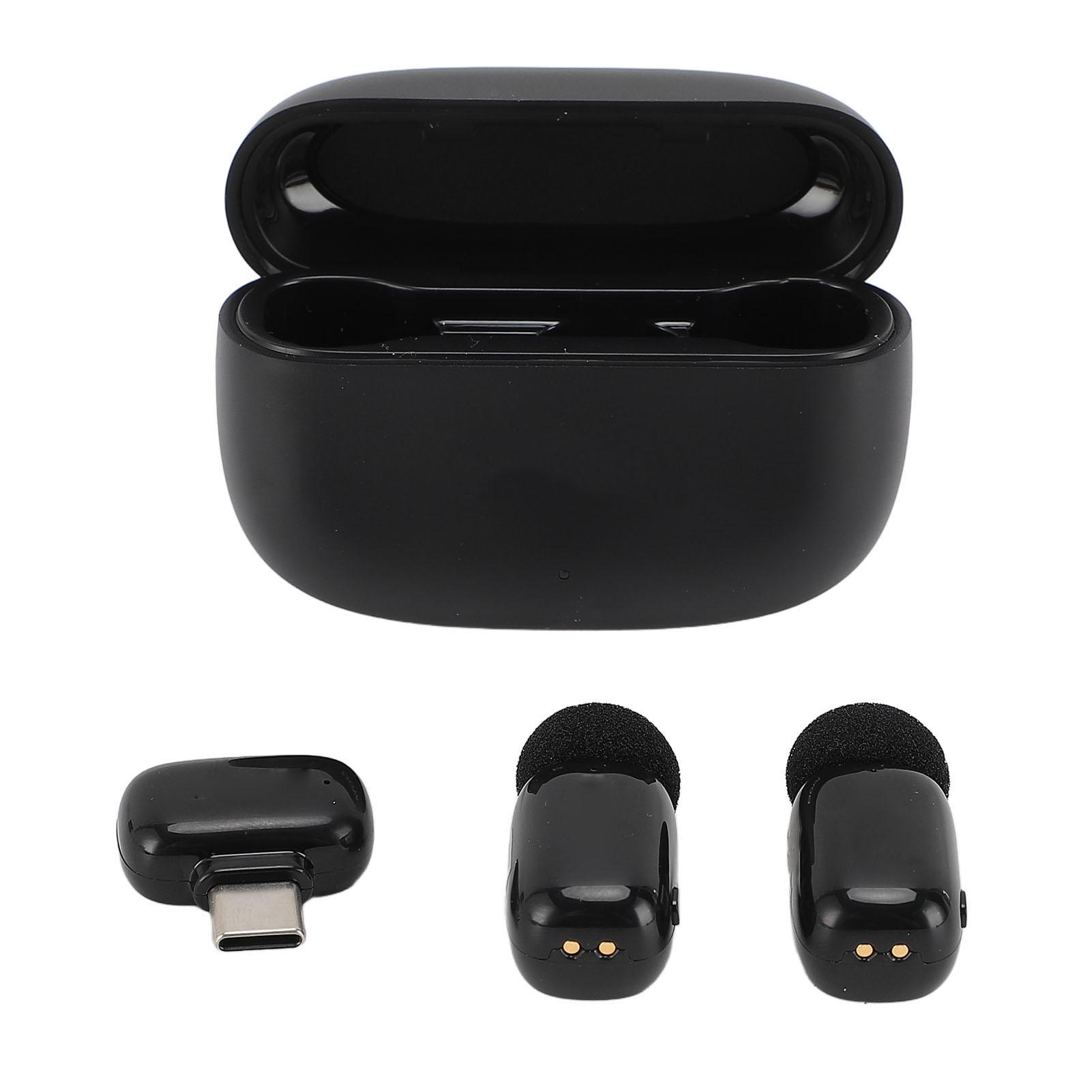 

Беспроводной петличный микрофон Type C с четким звуком и шумоподавлением, портативный петличный микрофон для пения