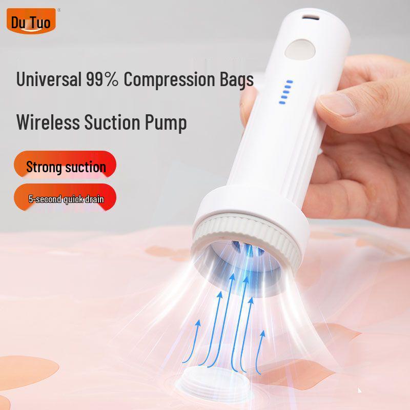 Univerzální elektrická vakuová pumpa pro domácí úložné sáčky a přikrývky