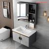 Light Luxury Space Aluminum Bathroom Vanity Set