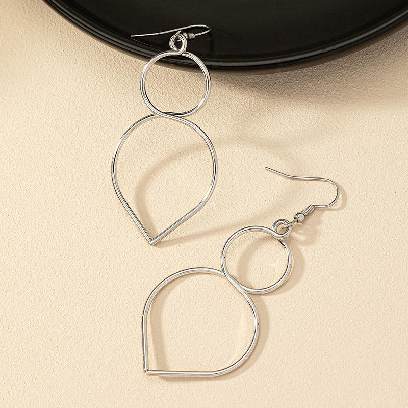 Korean Style Infinity Symbol Stud Earrings for Women